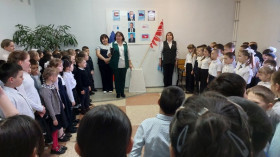 15 апреля для обучающихся начальной школы проведена линейка, посвящённая началу общероссийских единых дней охраны окружающей среды..