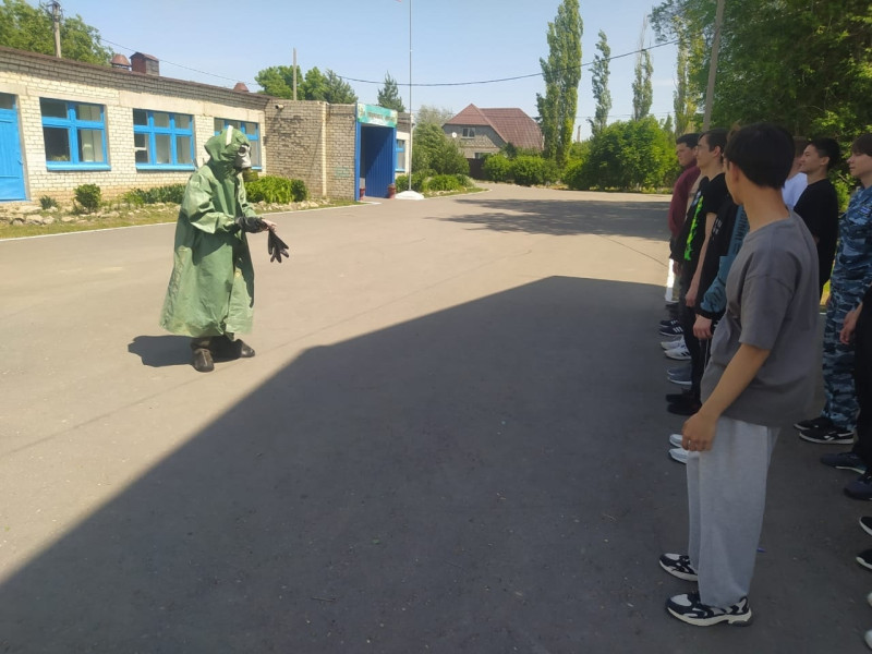 Учебные сборы с обучающимся 10 классов школ Дергачевского района.